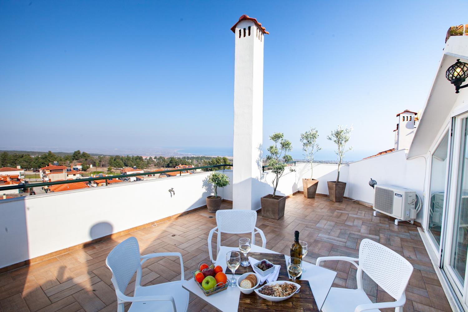 Rodon Apartment With Great View, Sauna And Jacuzzi Litochoro Extérieur photo