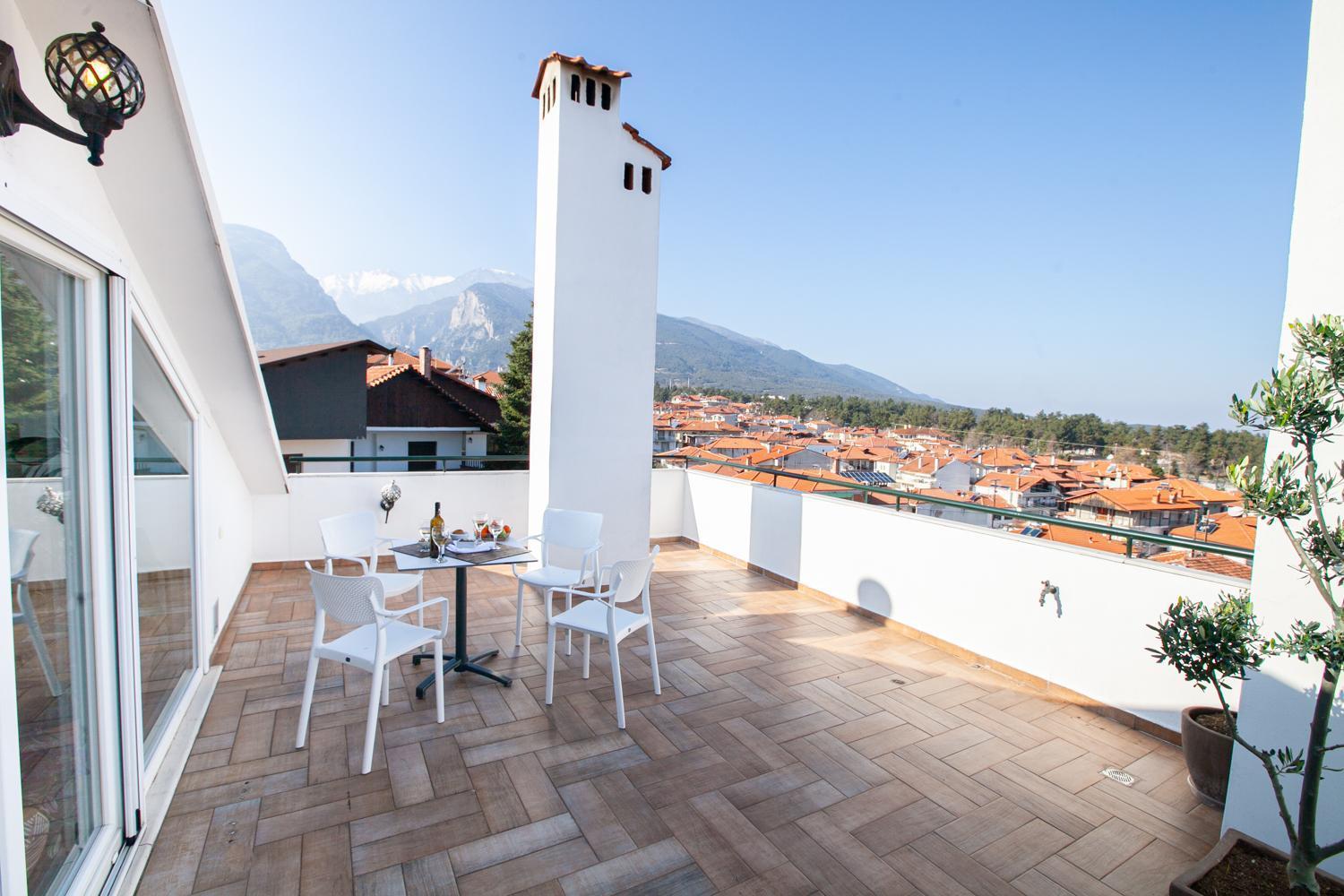 Rodon Apartment With Great View, Sauna And Jacuzzi Litochoro Extérieur photo