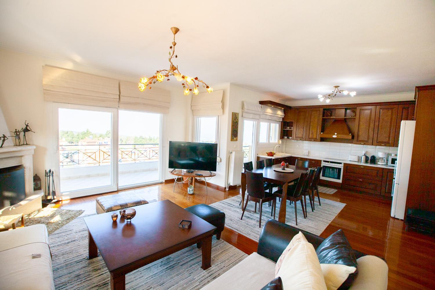 Rodon Apartment With Great View, Sauna And Jacuzzi Litochoro Extérieur photo